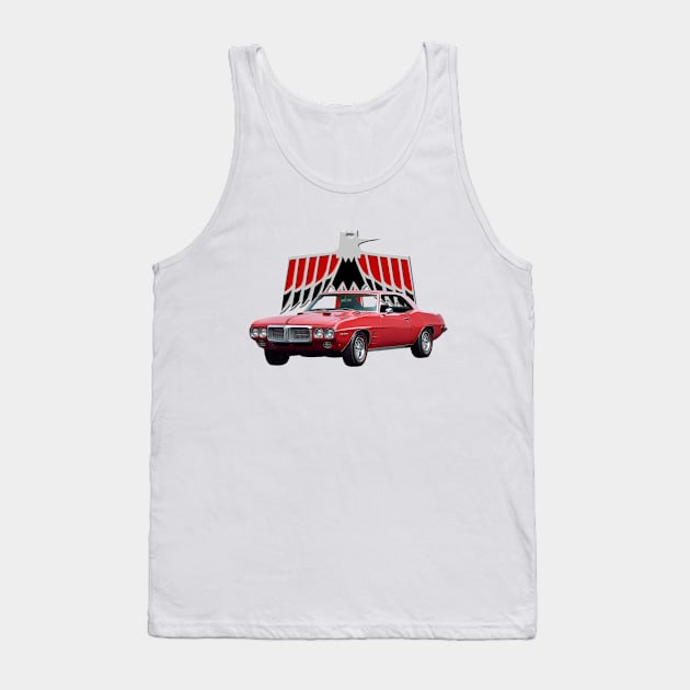 1969 Pontiac Firebird Tank Top by Permages LLC